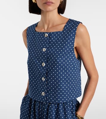 Top cropped Rio a pois | Posse