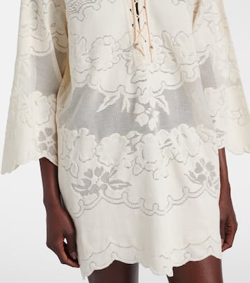 Solara embroidered cotton-blend minidress | Isabel Marant