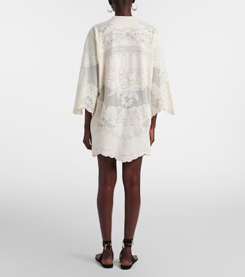 Solara embroidered cotton-blend minidress | Isabel Marant