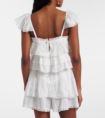 Anya ruffled cotton top | Poupette St Barth