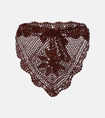 Cropped-Top aus Häkelstrick | Anna Kosturova