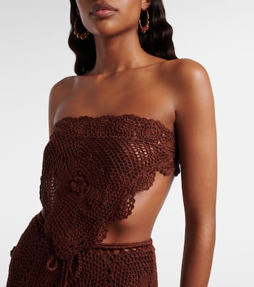 Cropped-Top aus Häkelstrick | Anna Kosturova