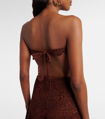 Cropped-Top aus Häkelstrick | Anna Kosturova