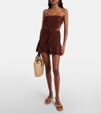 Cropped-Top aus Häkelstrick | Anna Kosturova