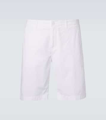 Cotton-blend satin Bermuda shorts | Vilebrequin