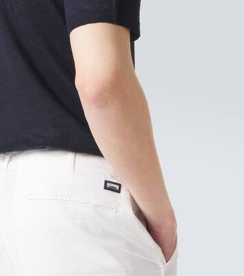 Cotton-blend satin Bermuda shorts | Vilebrequin