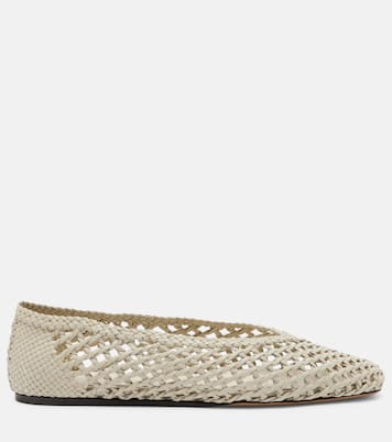 Regency woven leather ballet flats | Le Monde Béryl