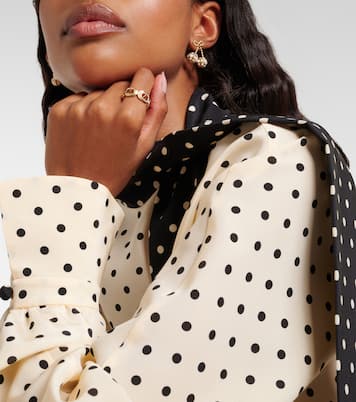 Ovalette Swarovski®-embellished ring | Valentino