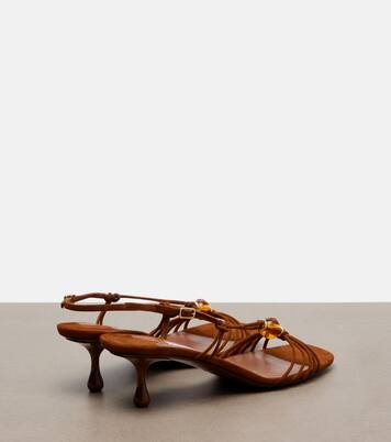 Verzierte Sandalen Lova aus Veloursleder | Jimmy Choo