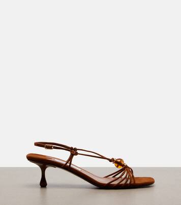 Verzierte Sandalen Lova aus Veloursleder | Jimmy Choo
