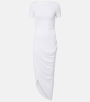 Vestido midi asimétrico The Sole de jersey | Jacquemus