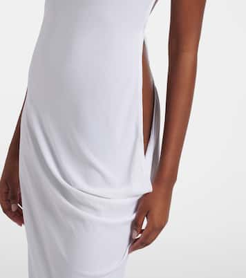 Vestido midi asimétrico The Sole de jersey | Jacquemus