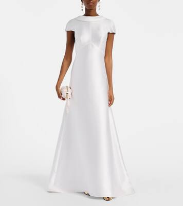 Bridal taffeta gown | Self-Portrait