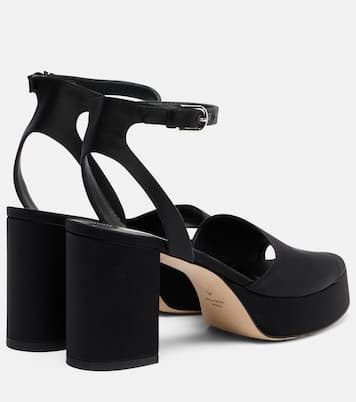 Plateausandalen aus Satin | Toteme