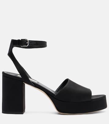 Plateausandalen aus Satin | Toteme