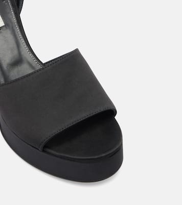 Plateausandalen aus Satin | Toteme