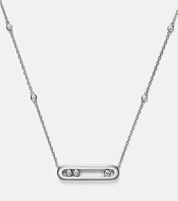 Collar Baby Move de oro blanco de 18 ct con diamantes | Messika