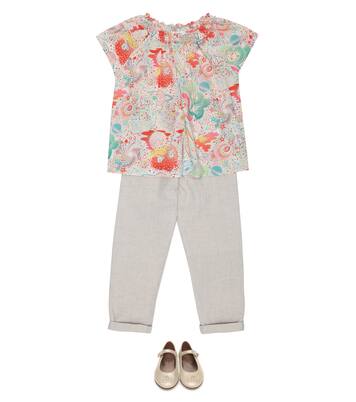 Hose Nandy mit Leinenanteil | Bonpoint