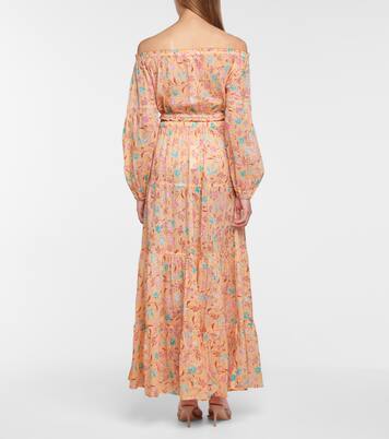 Top Rachel imprimé en coton | Poupette St Barth