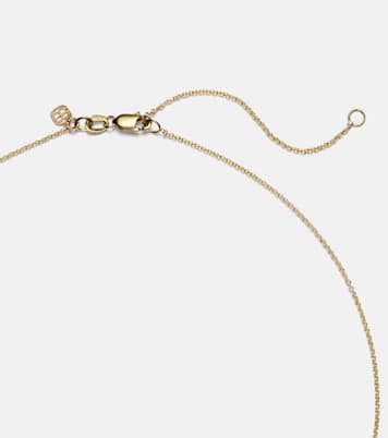 Collier Medium Love en or jaune 14 ct et diamants | Sydney Evan