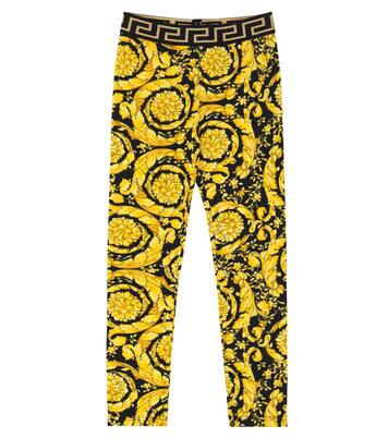 Bedruckte Leggings Barocco | Versace Kids