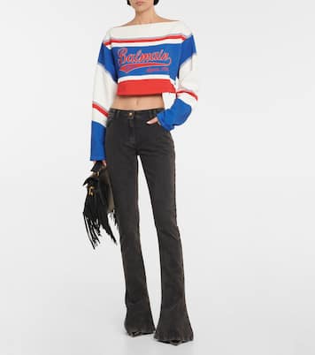 Low-Rise Bootcut Jeans | Balmain