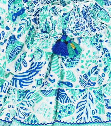 Jupe Ariel à fleurs | Poupette St Barth Kids