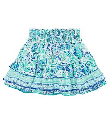 Jupe Ariel à fleurs | Poupette St Barth Kids