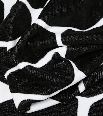 Printed cotton beach towel | Valentino