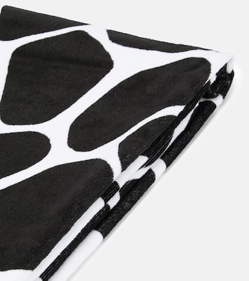 Printed cotton beach towel | Valentino