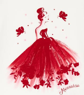 Printed cotton-blend top | Monnalisa