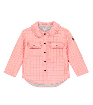 Ruffle-trimmed quilted jacket | Il Gufo