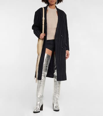 Lurna leather over-the-knee boots | Isabel Marant