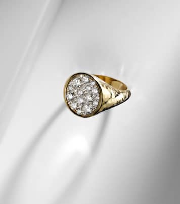 Ring Octavia Signet aus 18kt Gelbgold mit Diamanten | Octavia Elizabeth