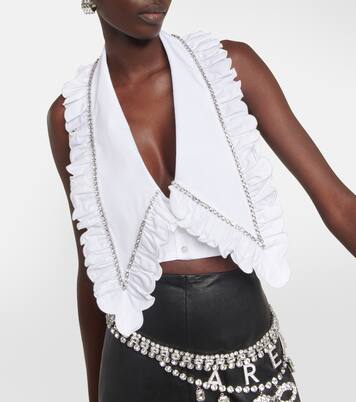 Verzierter Kragen aus Baumwolle | Area