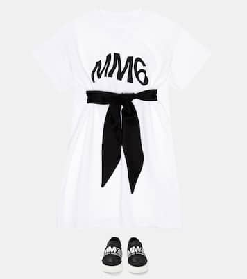 Logo cotton dress | MM6 Maison Margiela Kids