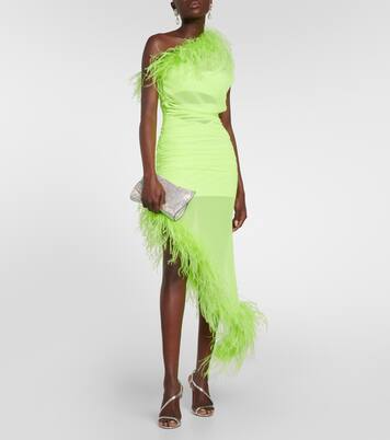 Loubitwist Small crystal-embellished suede clutch | Christian Louboutin