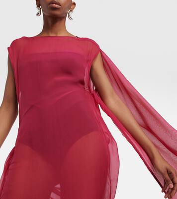 Maxikleid Abito aus Seide | Rick Owens