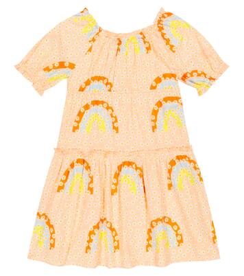 Printed tiered cotton dress | Stella McCartney Kids