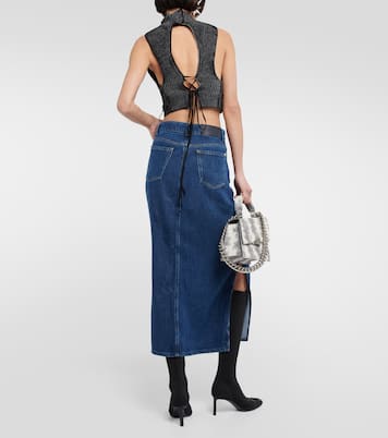 Midirock Mia aus Denim | 7 For All Mankind