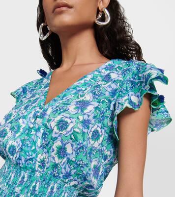 Robe Rachel à fleurs | Poupette St Barth