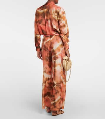 High-Rise-Hose Vacay aus Seide | Zimmermann