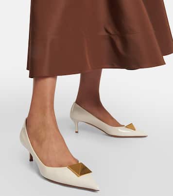 Escarpins One Stud en cuir verni | Valentino Garavani