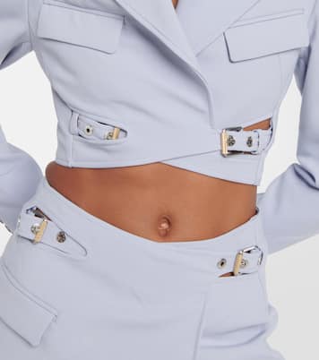 Cropped-Blazer aus einem Wollgemisch | Dion Lee