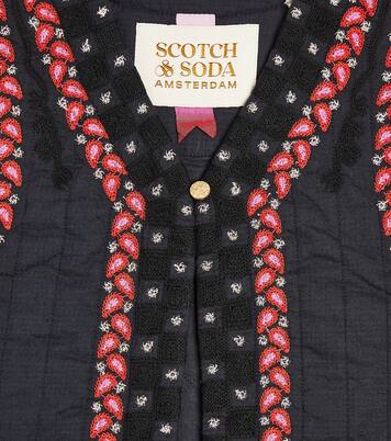 Embroidered cotton vest | Scotch & Soda Kids