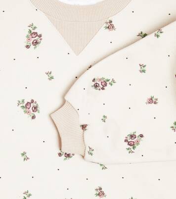 Mandy floral cotton sweatshirt | C'era Una Volta