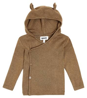 Baby - Cardigan Bobby in cotone e lana | Molo