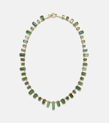 Halskette Bermuda Botany Eternity aus 18kt Gelbgold mit Turmalin | Octavia Elizabeth