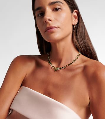 Halskette Bermuda Botany Eternity aus 18kt Gelbgold mit Turmalin | Octavia Elizabeth