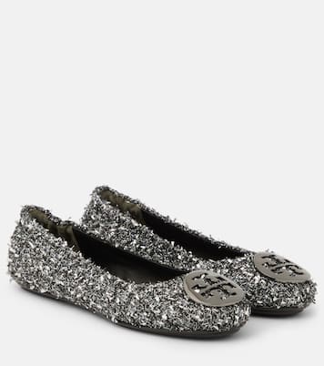 Minnie Travel embellished ballet flats | Tory Burch